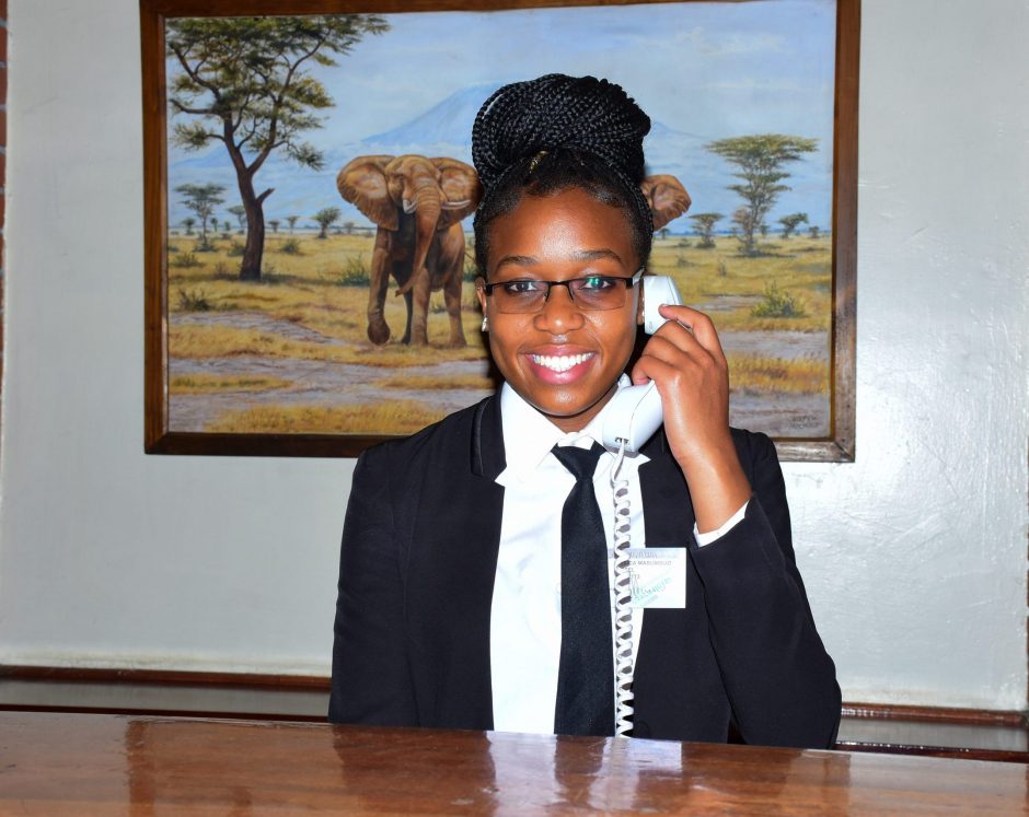 Kenya Utalii College - Front Office Student