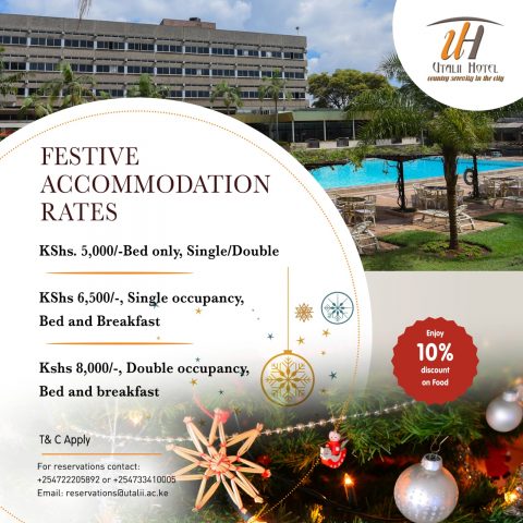 Festive accommodation rates